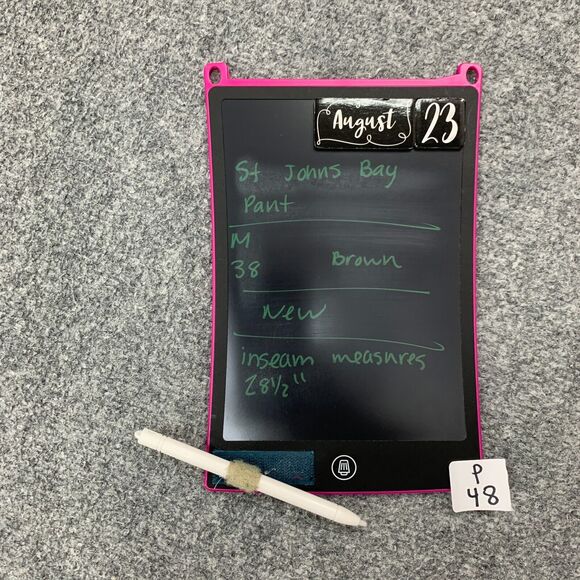 St Johns Bay Pleated Pant Mens 38 Brown Cotton Blend Classic Fit Easy Care Chino - Picture 12 of 13